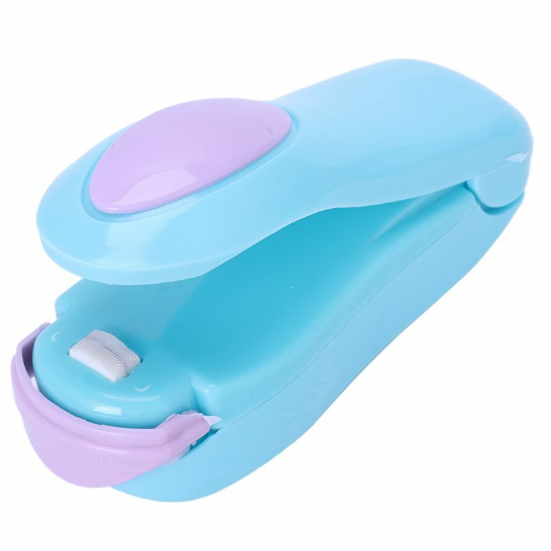 1 pezzo portatile Mini termosigillatrice per uso domestico sigillante ad impulsi in ceramica sigillante per imballaggio tappatore per sacchetti di plastica