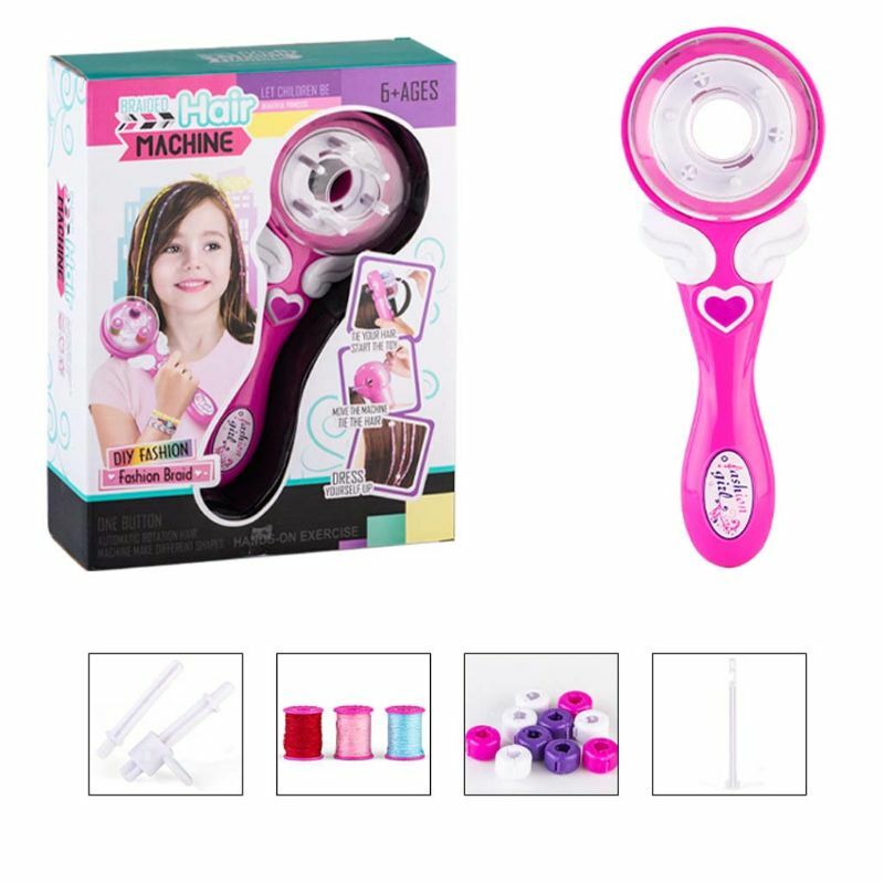 Automatyczne zaplatanie włosów narzędzie elektryczne oplatanie włosów dziewczyny DIY zagraj w zabawka domowa 63HE