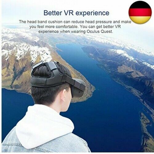 NEWZEROL 1 Stücke Kopf Strap Pad Für Das Oculus Quest (Nur) VR Headset, K Schnelle lieferung