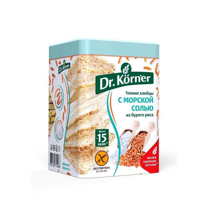 Dr Korner-pan crujiente de arroz con sal marina para adultos, comida saludable, galletas, aperitivos, dulces, nutrición deportiva, sin aditivos, dieta sin azúcar, vegana, pérdida de peso, bajo en calorías
