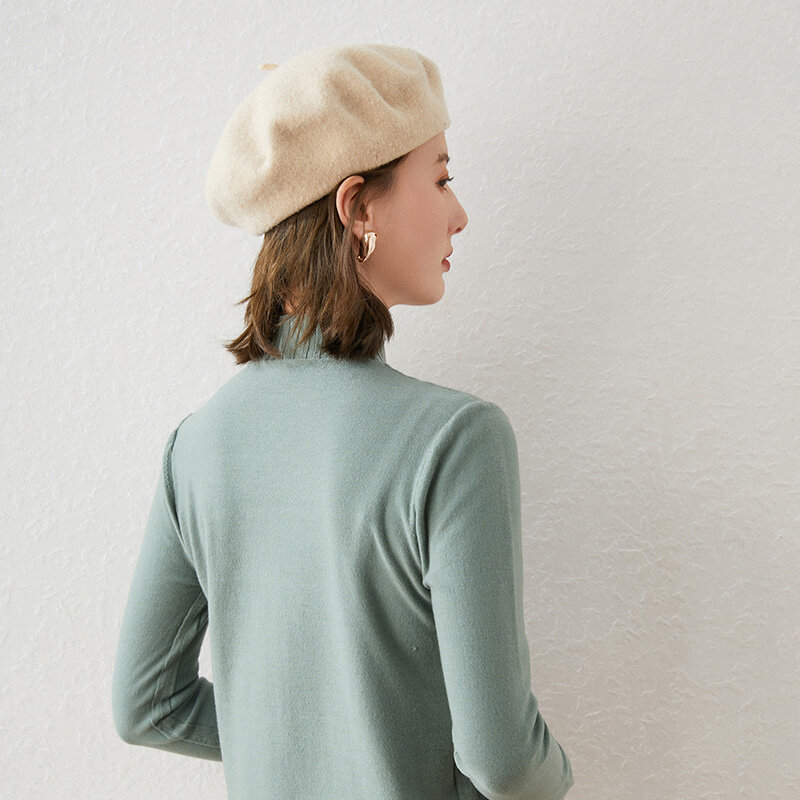 가을 겨울 신사 숙녀 스웨터 반 하이 넥 풀오버 스웨터 느슨한 Iarge 크기 트위스트 솔리드 컬러 패션베이스 한국어 버전