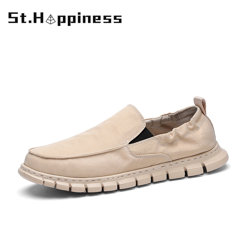 2021 Summer New Men's Canvas Boat Shoes Breathable Casual Driving Shoes Fashion Soft Slip-On Vacation Loafers Free Shipping