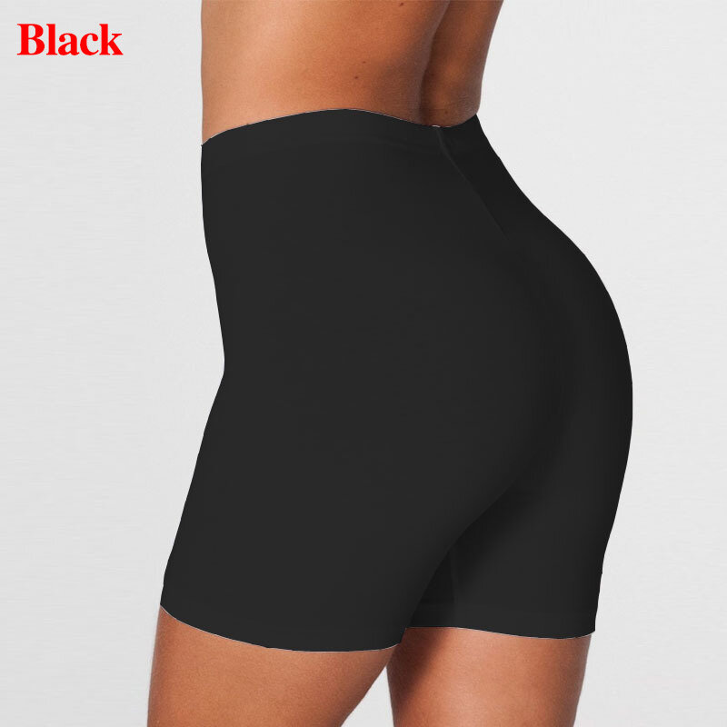 2021 Casual Hoge Taille Strakke Fitness Slanke Magere Bodems Zomer Solid Sexy Wit Zwart Shorts
