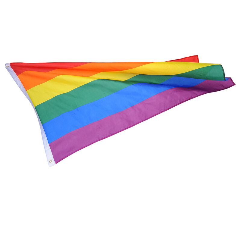 Bandeiras coloridas da paz do arco-íris, lésbicas, gay, parada, Lgbt, orgulho LGBT, decoração home, bandeira, bandeira, poliéster, 3 tamanhos
