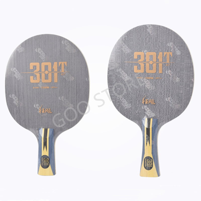DHS Hurricane 2021 T-raqueta de tenis de mesa Arylate AL, raqueta de palo de Ping Pong, novedad de 301