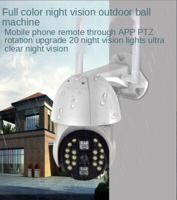 Câmera de vigilância sem fio ptz 1080p, área externa, à prova d'água, ipcamera cctv, função de visão noturna, segurança