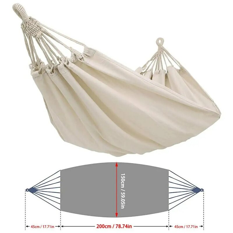 Portable Travel Camping Hammock Hanging Home Bedroom Bed Lazy Swing Outdoor Camping Chair Indoor Hammock Lazy Chair