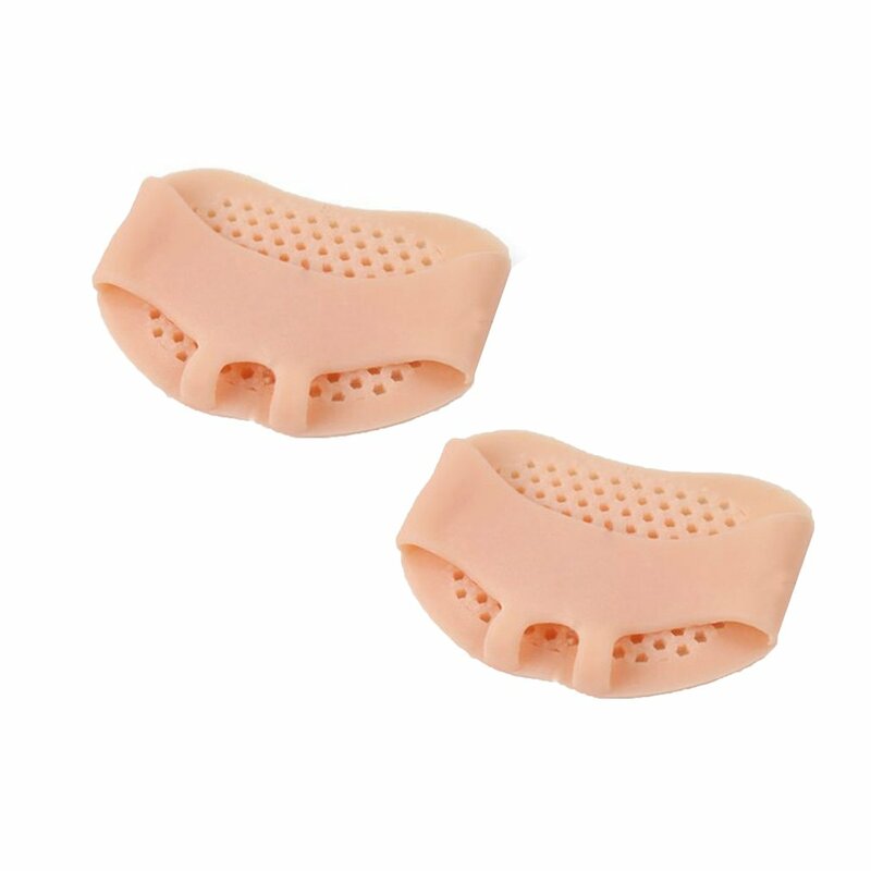 1 par de silicone antepé meta tarsal alívio da dor ortose do pé massagem anti-deslizamento protetor de salto alto elástico almofada de cuidados com os pés