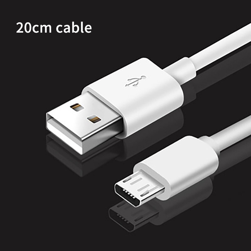 Универсальный зарядный кабель Android с Micro Usb-интерфейсом, зарядный кабель для быстрой зарядки Huawei, Xiaomi, 20 см, зарядный кабель для Android