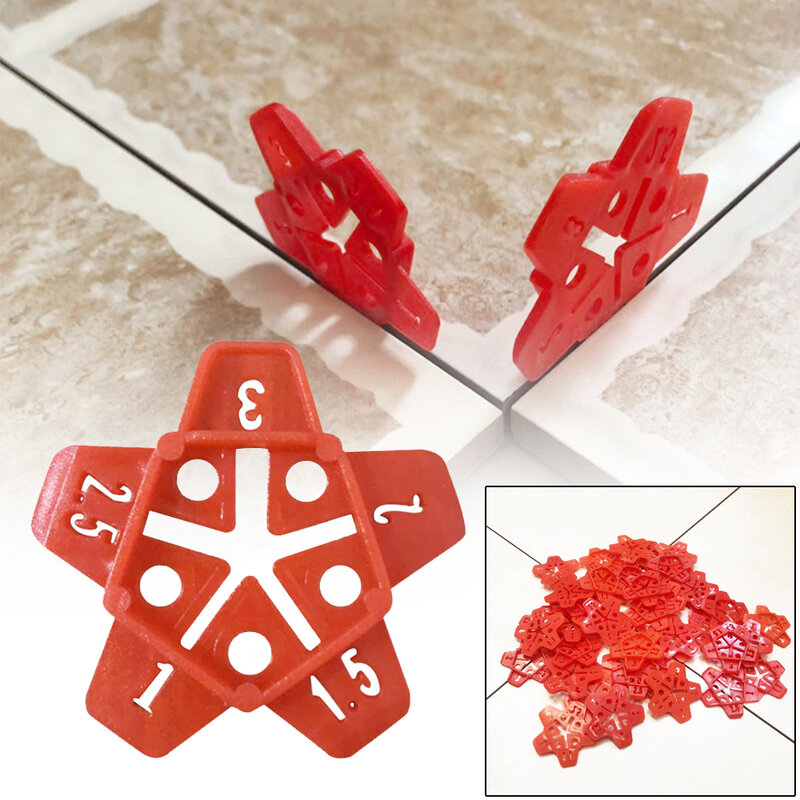 Tile Leveling System Removable Wall Tiles Ceramic Gap Locator Can Reuse Cross Tile Leveling System Gap Floor Construction Tools