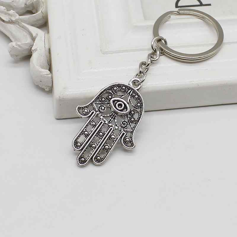 1 piezas de moda colgante llavero Fátima clave cadena accesorios de joyería regalos