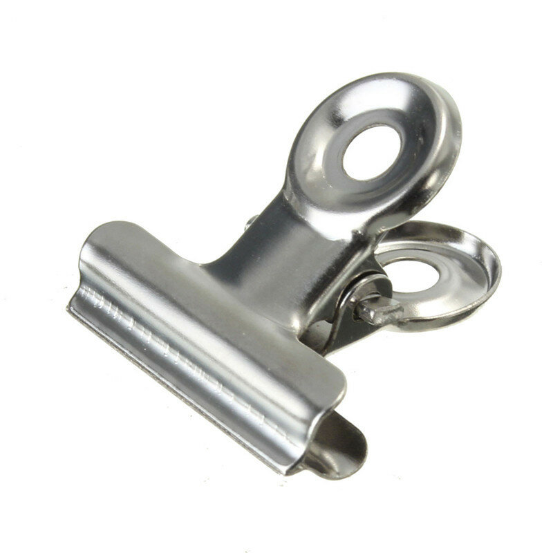 Affordable 10 Pcs Silver Tone Metal Office Paper Document Binder Clips 22mm