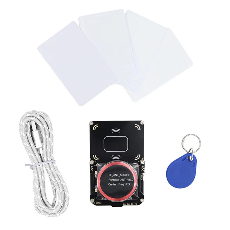 Proxmark3 Kit Setelan Pengembangan RFID NFC Reader Writer untuk RFID NFC Card Copier Clone Crack Kits dengan CUID/UID White Card S50 Buckle