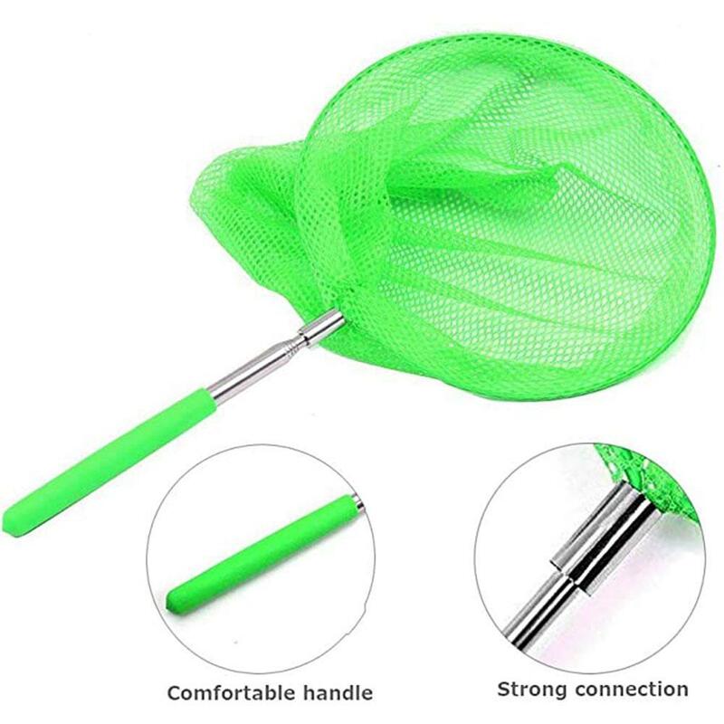 Children Catch Fishing Net Retractable Catching Dragonflies Summer Outdoor Toys Toy Entertainment X3E6