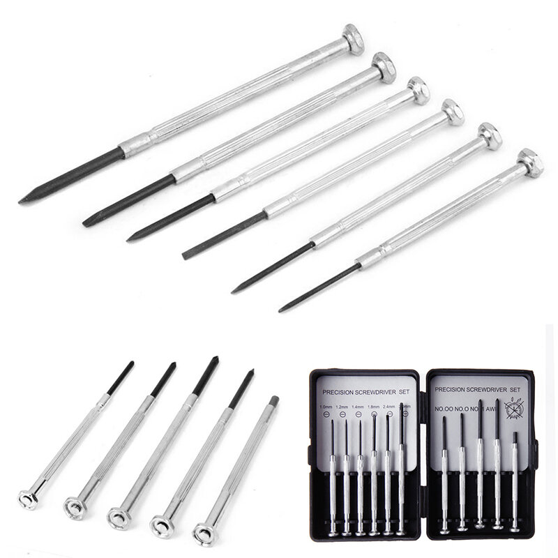 11PCS Precision Screwdriver Set Mini Bijoutiers Montres Lunettes Réparations Kit R9JC