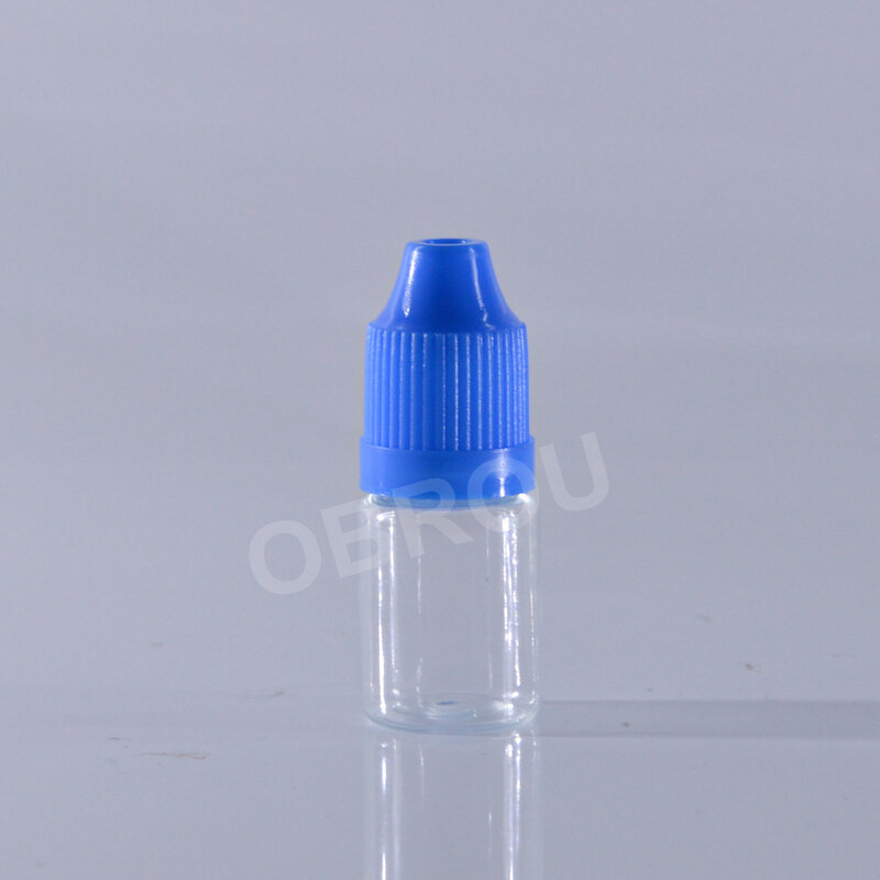 Um centavo cada pc plástico pet garrafas 5ml 10ml 15ml 30ml 50ml vazio olho conta-gotas garrafa com transporte rápido