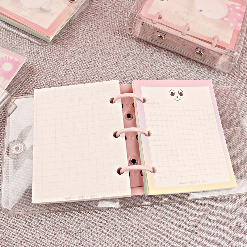 1pc Cute Notepad Monthly and Weekly Daily Planning Schedule Book Journals Cute Grid Notebook Planner 2021 2022 Stationery