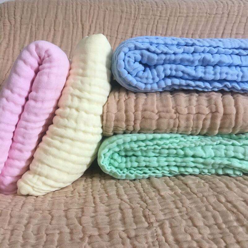 6 strati mussola Swaddle coperte per bambini mussola neonato Swaddle biancheria da letto per bambini coperta personalizzata Couverture Bebe Emmaillotage