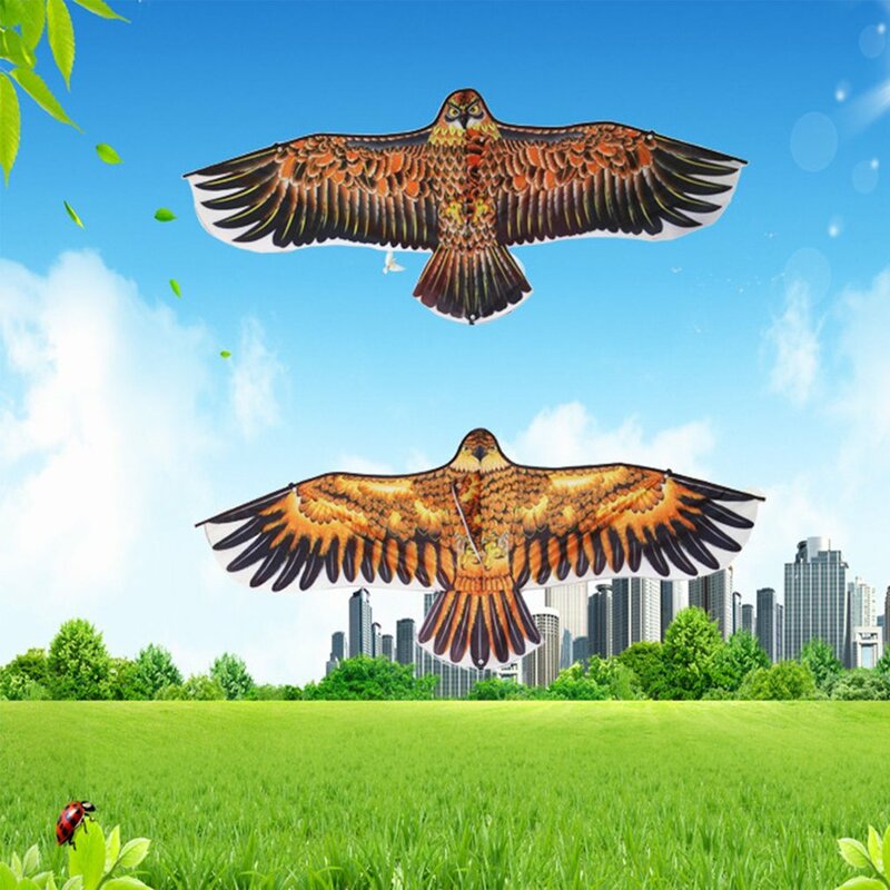 Cometa de águila gigante de 1,1 m, cometas de juguete, águilas grandes voladoras para niños, el mejor regalo, novedad