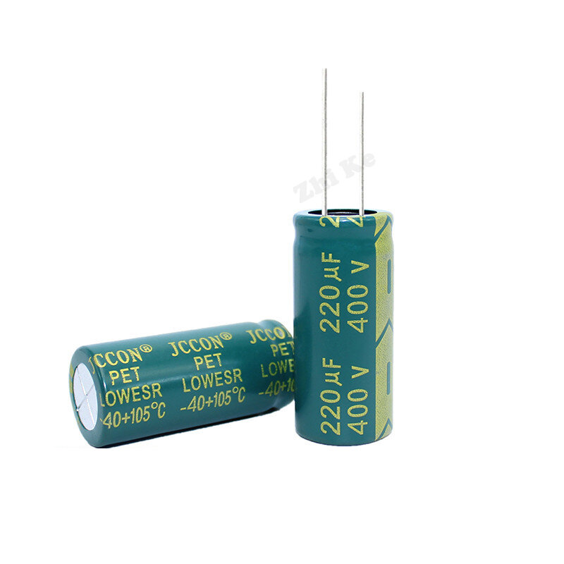 1 pces 400v220uf volume 18x40mm de alumínio capacitor eletrolítico inversor capacitor