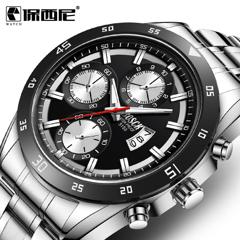 2021 nuovi orologi da uomo Top Luxury Brand quadrante grande orologi sportivi cronografo da uomo orologio da polso al quarzo data orologio maschile Relogio Masculino