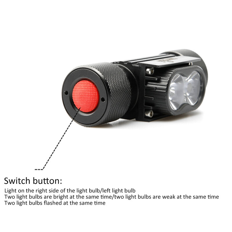 Akumulator YUPAR latarka 1000lm Zoomable Zoom IN/OU T6 lampa czołowa LED regulacja reflektorów 5 tryb wodoodporny AAA 18650