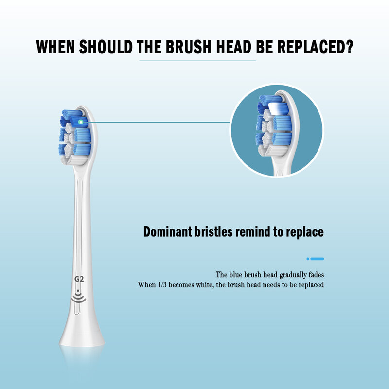 Sonicare-cabezales de repuesto para cepillo de dientes eléctrico Philips, cabezales de repuesto con Bluetooth, HX6250, HX6530, HX6730, HX6930
