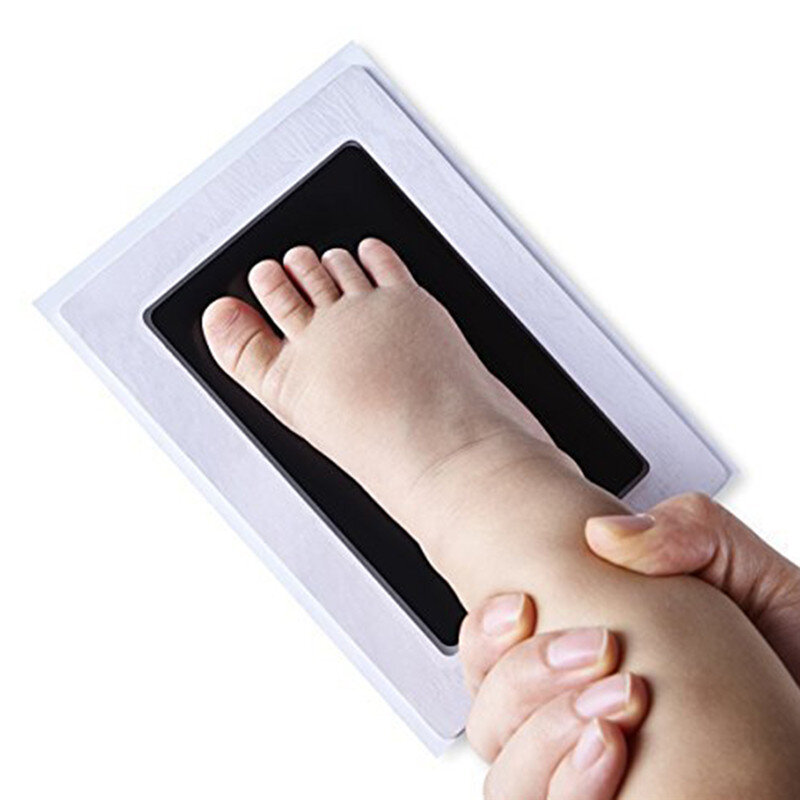 0-12 м безопасный нетоксичный отпечаток ног для новорожденных, отпечаток рук, без прикосновения к коже, чернильные подушечки, комплекты для д...