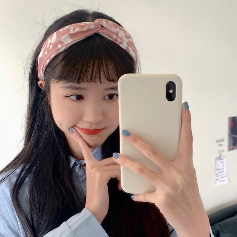 2021 New Internet Celebrity Face Wash fascia copricapo coreano Mori Girl fascia All-Match semplice copricapo da donna per andare
