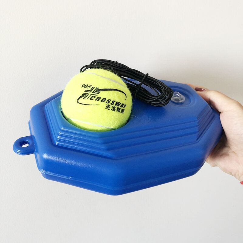 Outil d'entraînement de Tennis robuste, Base de partenaire, corde élastique, 3 balles, entraînement autonome, dispositif d'appariement