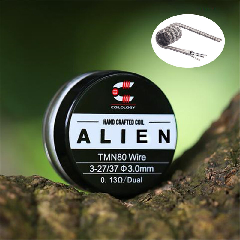 TMN80 Alien 2pcs/box Handmade wire NI80 double coil resistance, three specifications are available