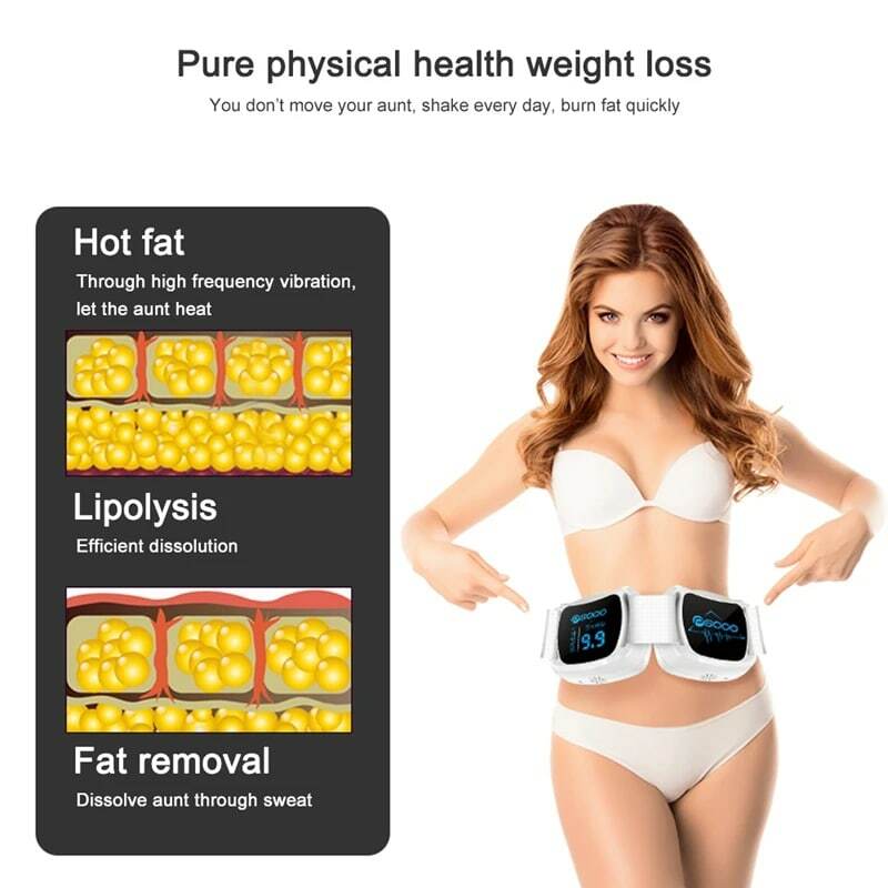Electric Massager Belt Wrap Slimming Fat Burn Weight Loss Body Shaper Machine