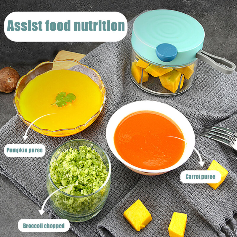 Pemotong Bawang Putih Manual, Pemotong Sayuran Bawang, Pemotong Sayur dan Buah, Penggiling Daging Multifungsi, Peralatan Makanan Dapur
