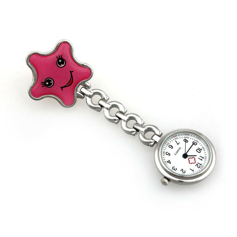 ヴィンテージナースクリップハンギング腕時計スター懐中時計新男性女性ネックレス時計の宝石類のギフトホット販売q