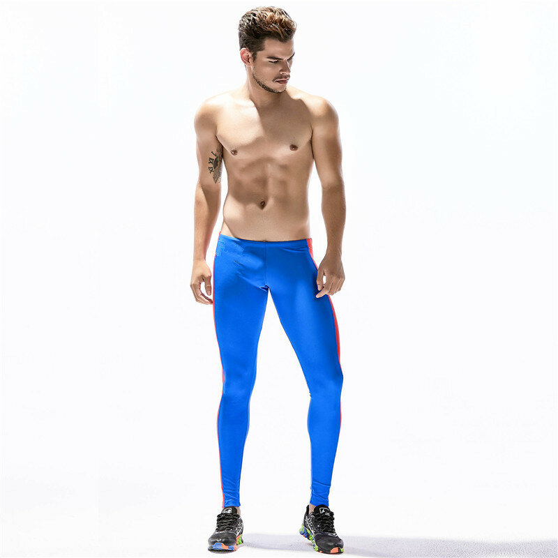 Men High Stretch Tight Pants Long Pants Legging Pant Sexy Designed Sweatpants Brand Low Waist Full Length