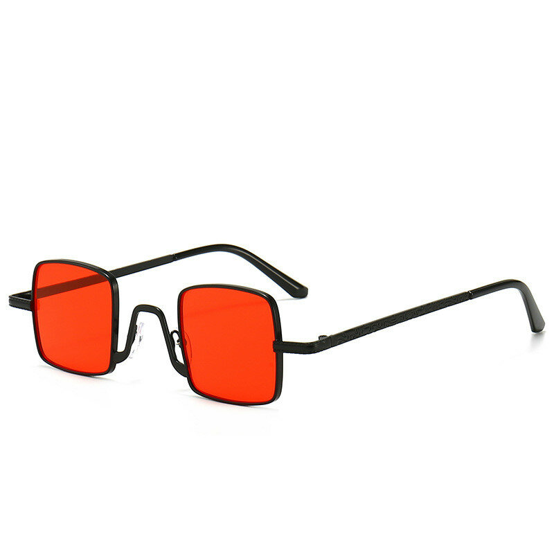 Винтажные квадратные металлические солнцезащитные очки для мужчин и женщин, модные дизайнерские классические ретро-очки с защитой UV400