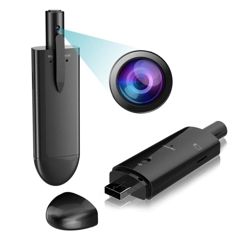 Mini cámara espía oculta de 1080P HD, grabadora de vídeo corporal portátil, grabadora de vídeo DVR, pequeña cámara de seguridad de alta definición Ca