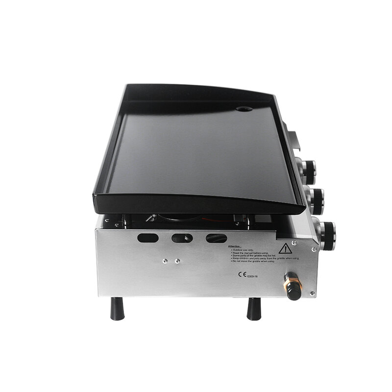 Stainless Steel Commercial / Household Plancha LPG Gas Grill No-smoke Steak Teppanyaki Large Barbecue Machine BBQ Party in stock