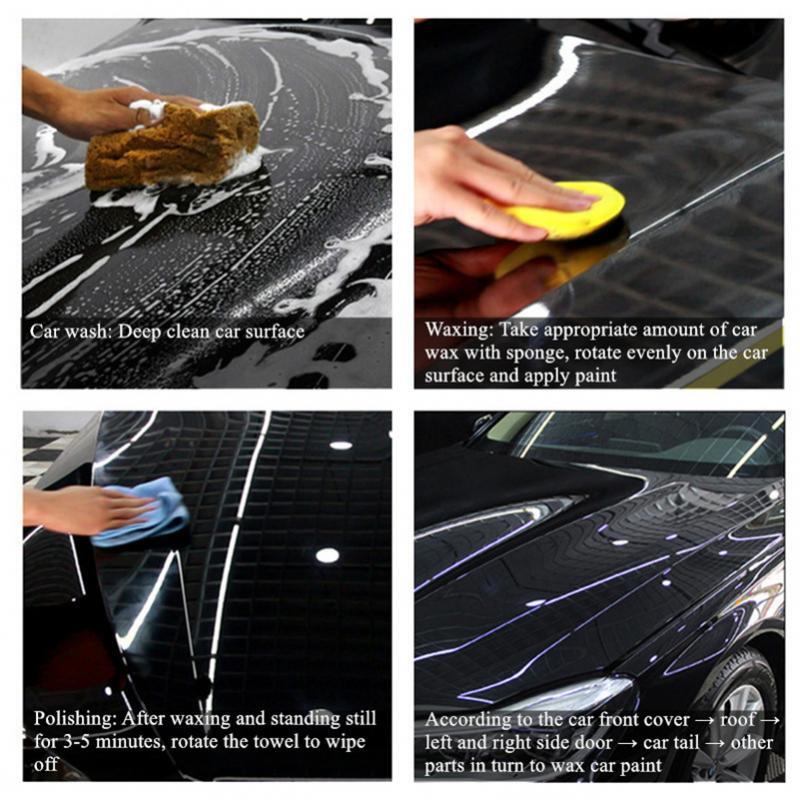 20ml Universal Car Wax Crystal Plating Set Glossy Wax Layer Covering Paint Surface Coating Super Waterproof Film Car Maintenance