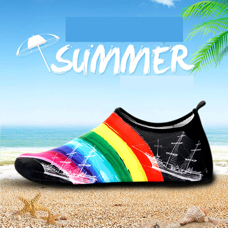 Sneaker Women Swimming Shoes Water Sports Aqua Seaside Beach Surfing Slippers Sport Snorkeling Boots For Swimming Upstream Shoes