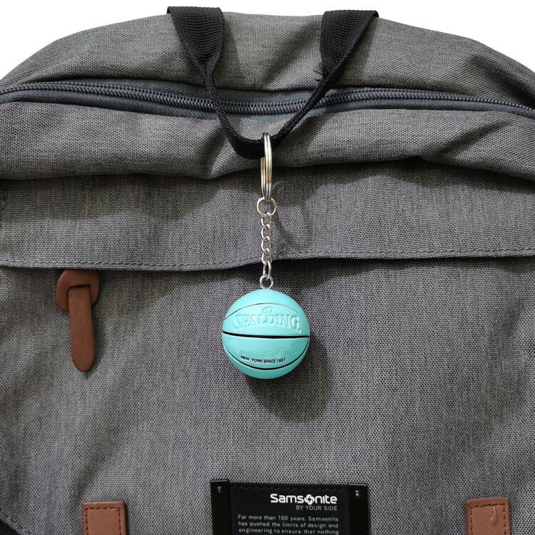Brand Leather TF Sports Basketball Keychain Hot Sale Luxury Toy Ball Key Ring Couple Bag Pendant Charm Jewelry Accessories Gifts