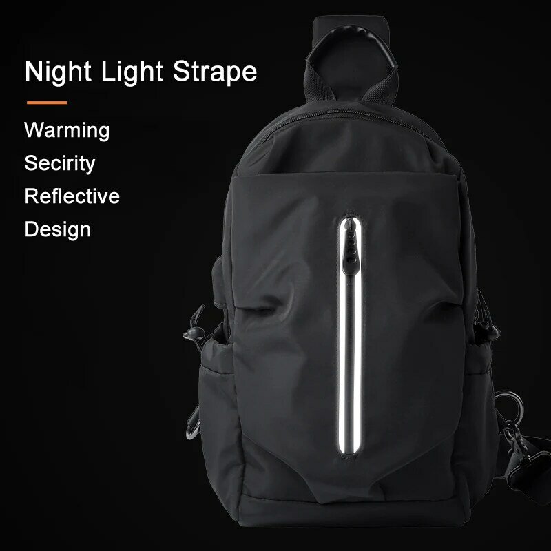 男性用多機能レザークロスオーバーバッグ,USB充電器付きランドセル,短い旅行用防水バッグ,メッセージ付きショルダーバッグ