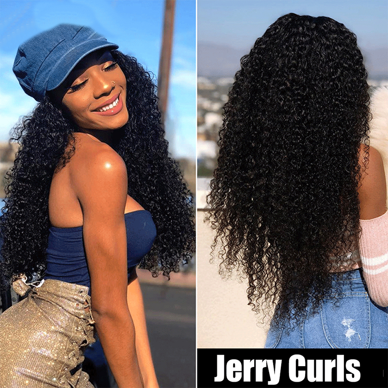 Perruque Lace Front Wig naturelle bouclée Jerry 26 pouces, 13x4, pre-plucked, avec Baby Hair, pour femmes