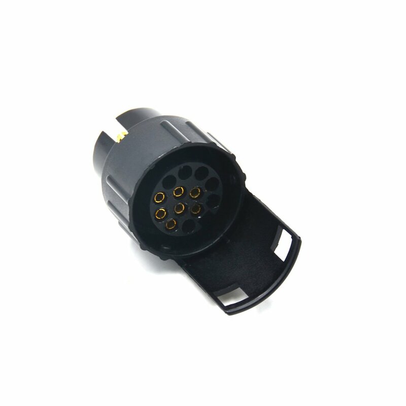 1PCS Schwarz 13Pin zu 7 Pin Weibliche Stecker Adapter Elektrische Converter Lkw-anhänger Fahrzeug Connector Auto Zubehör