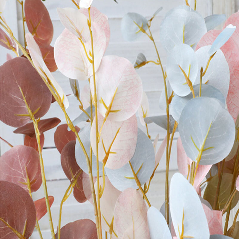 Künstliche eukalyptus blume pflanze hohe-qualität wohnzimmer hochzeit büro esszimmer dekoration hochzeit schießen requisiten