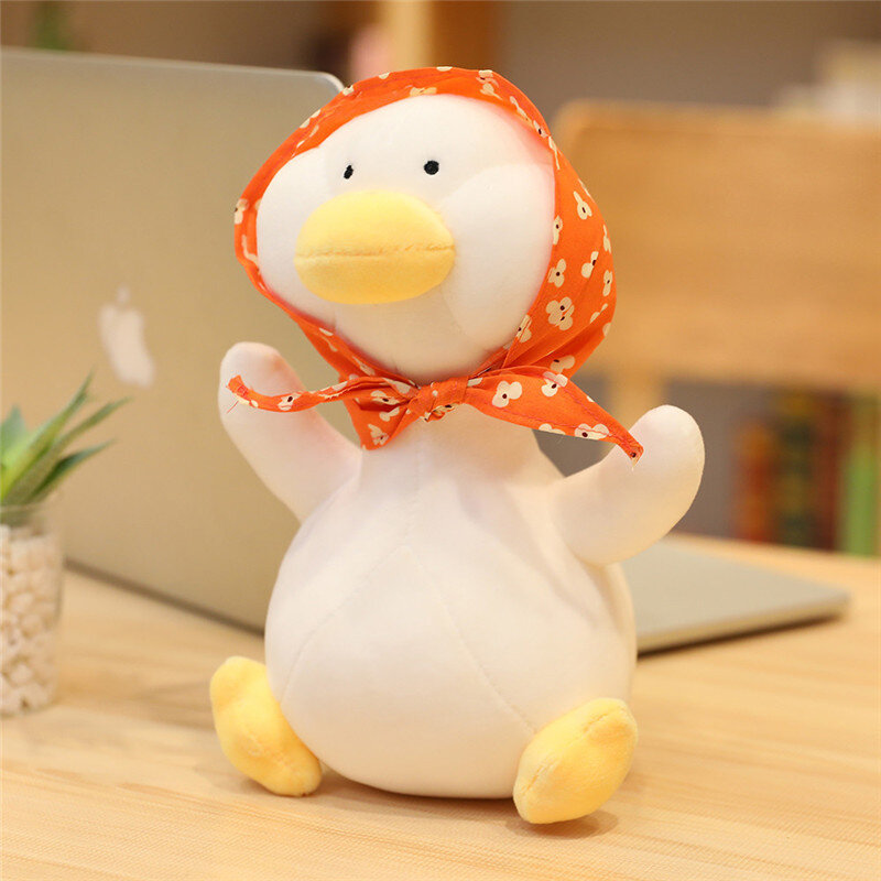 Peluche en forme de canard de 25-50cm, Kawaii, coussin doux, décoration de la maison, cadeaux de noël pour petite amie, jouets pour bébé, animaux en peluche