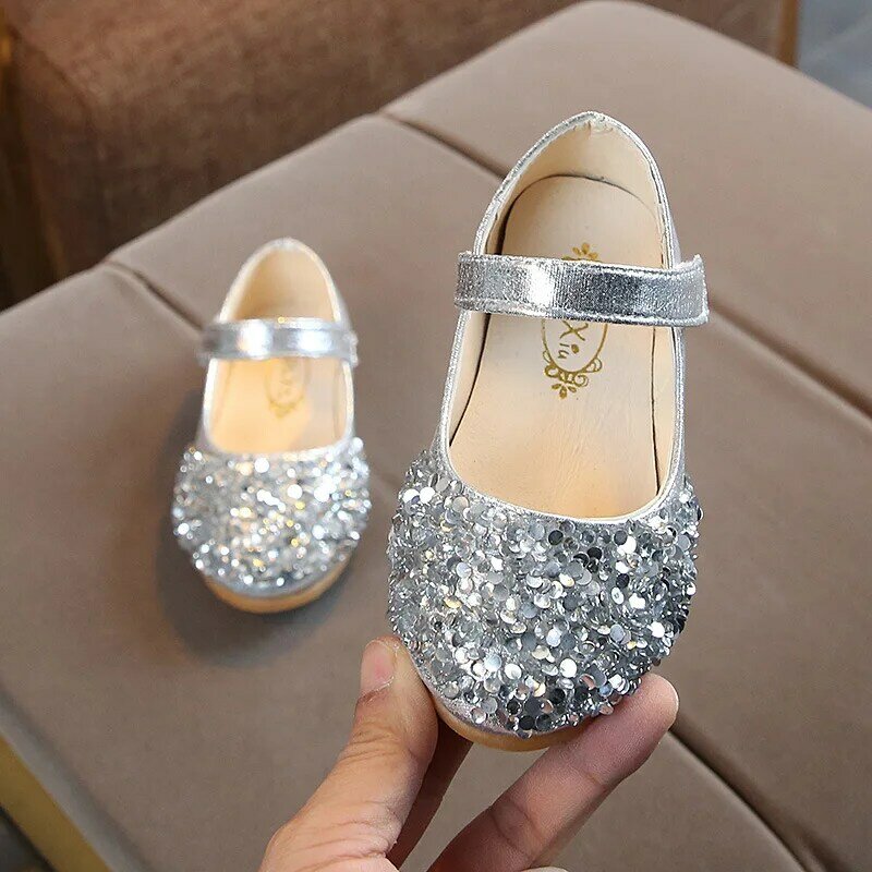 2019 nuovi bambini scarpe in pelle primavera estate Casual ragazze carino principessa tacco piatto scarpe da festa moda scarpe per bambini per ragazze