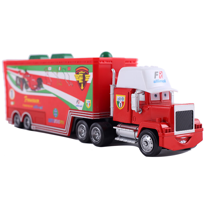 Disney Pixar Cars 3 Francesco Bernoulli Mack Uncle Truck Metal Diecast vehículos de juguete juguetes para niños regalo de cumpleaños