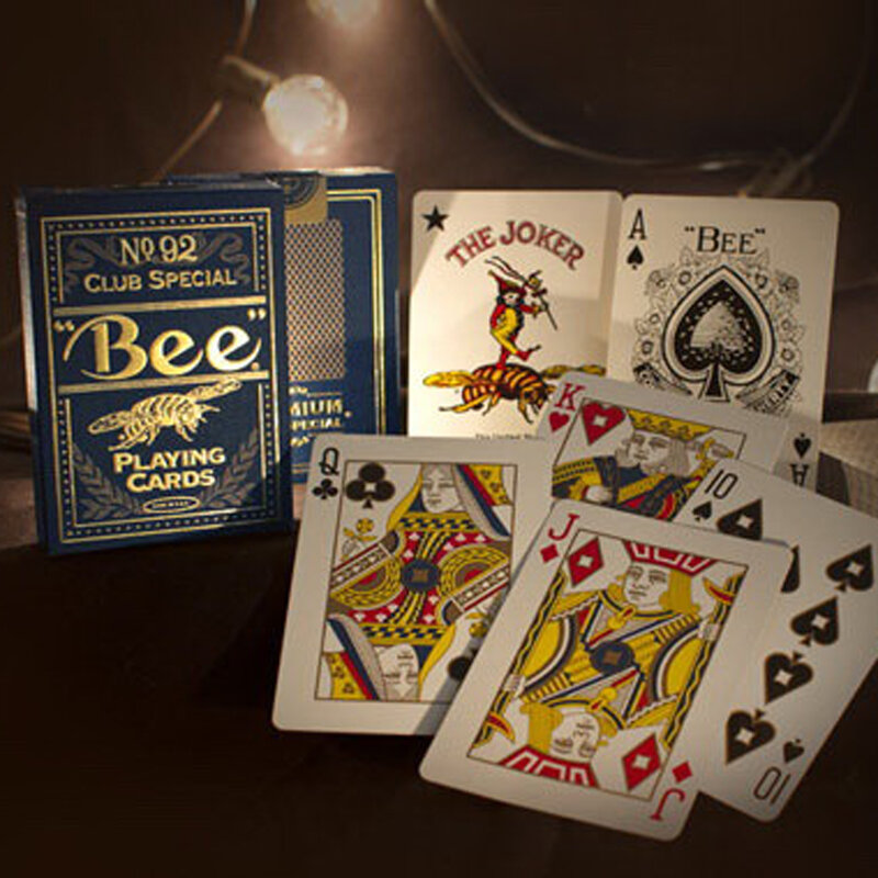 1 Deck Original Golden Bee No.92 클럽 전문 마술사 용 특수 카드 고품질 종이 카드