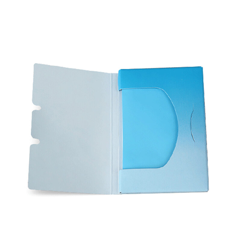 Removedor de óleo facial absorvente de papel da remoção do óleo da composição do tecido do filme da absorção do controle de óleo de 6*8.6cm